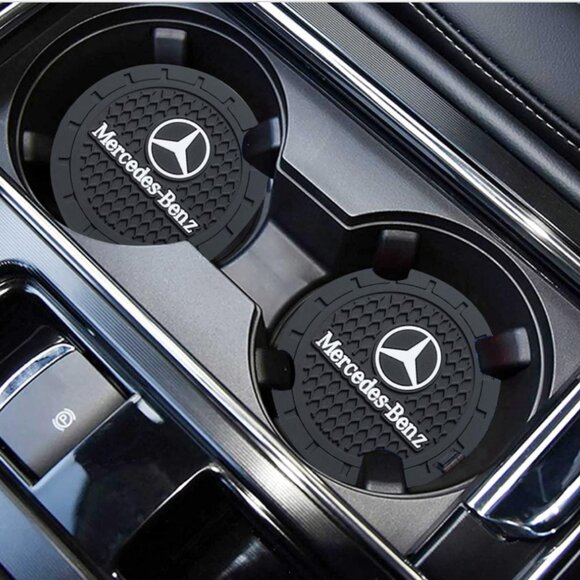 Generic Car Cup Holder Coaster for Mercedes-Benz A-Class C Bundle of 2 NWT - Picture 1 of 7